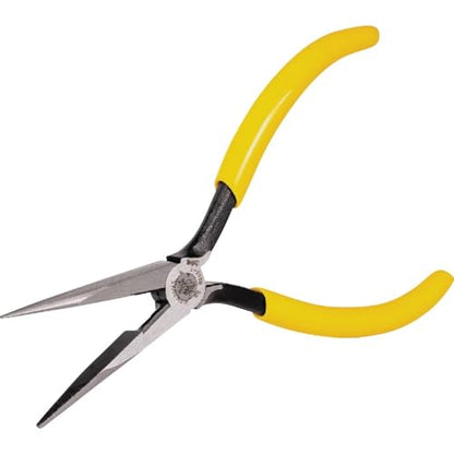 Klein Tools D203-7 Needle Nose Pliers, Long Nose Stripping Side Cutters, Induction Hardened and Heavier for Increased Cutting Power, 7-Inch - size: 7-Inch