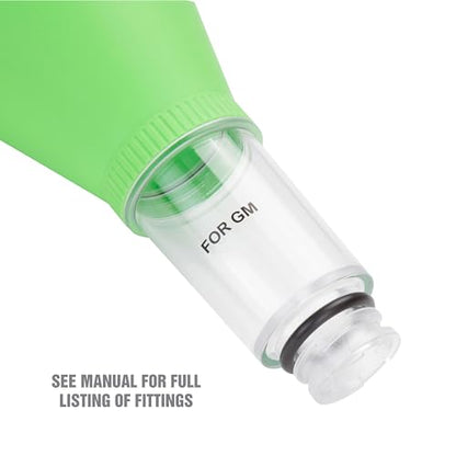 OEMTOOLS 87021 No Spill Oil Funnel for GM and BMW Vehicles, No Spill Oil Funnel Kit, Transparent Chamber, Plastic, Funnels for Automotive Use - size: GM and BMW