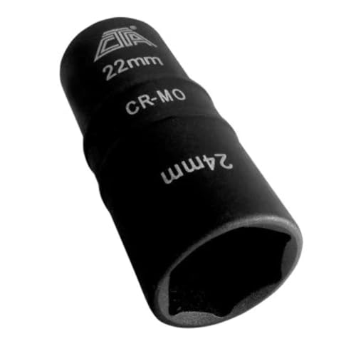 CTA Tools 4217 Lug Nut Flip Socket (22mm x 24mm) - size: 1 Count (Pack of 1)