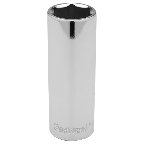 S15118 1/4" Drive SAE Socket, 9/16" Deep 6 Point - size: 9/16 INCH, style: DEEP