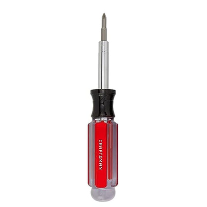 CRAFTSMAN Screwdriver Multi-Bit Set, 6 in 1, Acetate Handle (CMHT66052) - size: (Pack of 1)