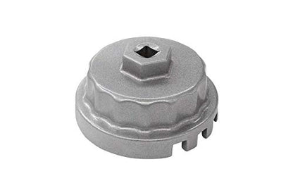 MOTOKU 64.5mm 14 Flutes Oil Filter Wrench Cap Housing Tool Remover | for Toyota Avalon Camry FJ Cruiser 4-Runner Highlander RAV4 Scion 2.5L-5.7L