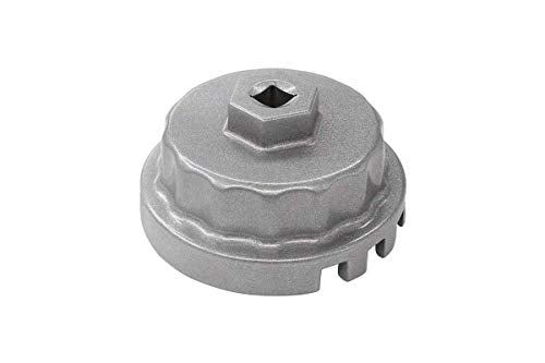 MOTOKU 64.5mm 14 Flutes Oil Filter Wrench Cap Housing Tool Remover | for Toyota Avalon Camry FJ Cruiser 4-Runner Highlander RAV4 Scion 2.5L-5.7L