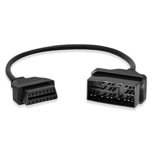 OBD2 Adapter Cable for Toyota Vehicles 22Pin OBD2 16Pin to OBD1 22Pin OBDII Car Diagnostic Connector Compatible with OBD II Diagnostic Scanner (22Pin for Toyota)