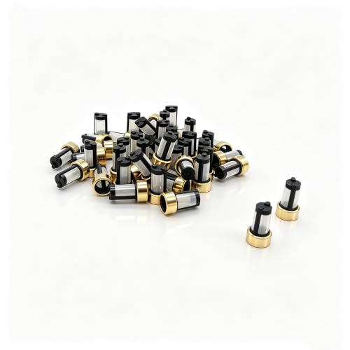 HiSport Fuel Injector Seal Kits Filter Baskets Universal Repair Set CF102A | 6mm x 3mm x 10.7mm [50 Set]