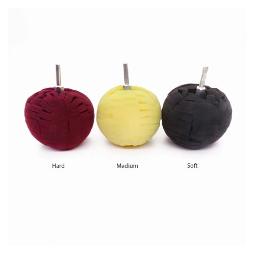 Car Polishing Pad Buffing Foam Sponge Pad Cone Polisher Buffer Pad Automotive Waxing Kit for Car Wheel Hub Headlight Polishing - color: 3pc-2