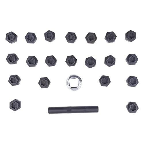 22PCS Wheel Locking Nut Key Kit, Wheel Lock Nut Key Removal Tool Kit for BMW Series, Anti-Theft Screw Remover Repair Tool