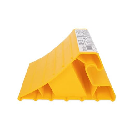 Camco Super Wheel Chock for Trailers & RVs - Large, Heavy Duty Trailer Wheel Chock Constructed of Durable Plastic w/UV inhibitors - Use w/Tires Up to 29-inches - Re-Hitch in Confidence – 44492 - size: Large