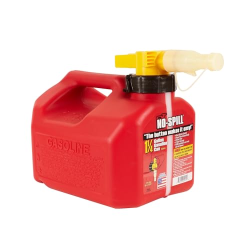 No Spill 1415 1.25 Gallon Gasoline Gas Can