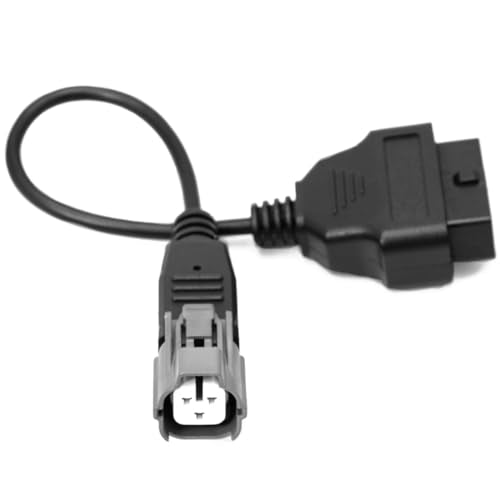 OBD2 OBDII Motorbike Motorcycle Diagnostic Cable Adaptor 16 Pin to 3 Pin Compatible with Ya-ma ha Jet-Boat Mercury Marine Diagnostics Cable - color: for Yamaha Jet-Boat 3P