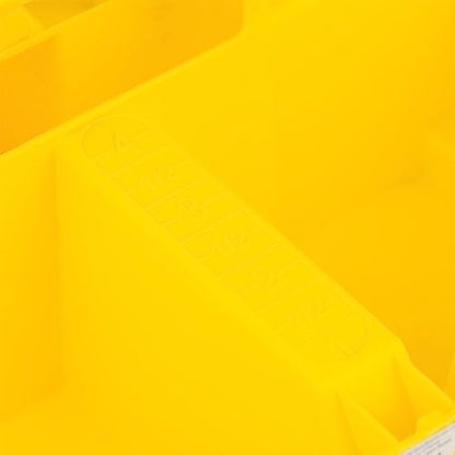 Bucket Boss - Bucket Stacker Small Parts Organizer, Bucket Organization (15051), Yellow (Pack of 2) - size: 1 Count (Pack of 2)