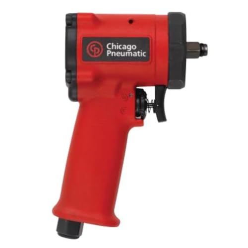 Chicago Pneumatic CP7731 Air Impact Wrench (3/8 Inch), Air Impact Gun Industrial Repair & Assembly Tool, Pistol Handle, Single Hammer, Max Torque Output 306 ft. lbf/415 Nm, 6400 RPM - size: 3/8-Inch Drive