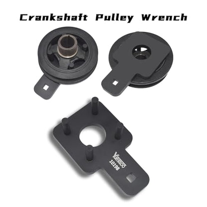 Camshaft Phaser Timing Chain Tool, 10369 10200A 10202 10198A 2025200090 | Camshaft Holding Tool Crankshaft Pulley Wrench Compatible with VW Chrysler Dodge 3.6L Pentastar Engine - size: 9pcs