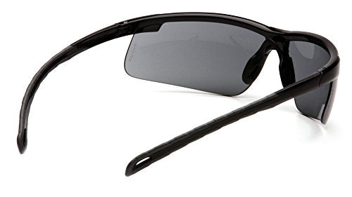 Pyramex Ever-Lite Lightweight Safety Glass Indoor/Outdoor Mirror Lens - color: Gray H2x Anti-fog Lens/ Black Frame