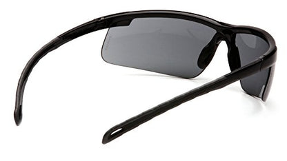 Pyramex Ever-Lite Lightweight Safety Glass Indoor/Outdoor Mirror Lens - color: Gray H2max Anti-fog Lens/Black Frame
