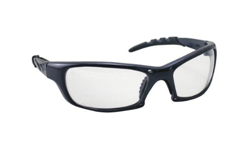 GTR Safety Glasses - Charcoal Frame - Clear Lens - Polybag
