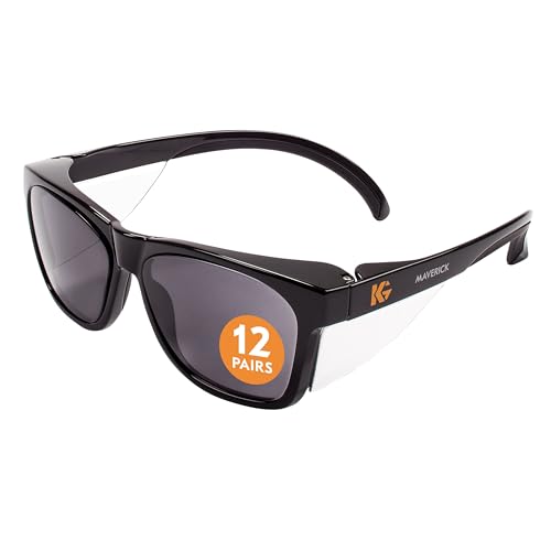 KLEENGUARD unisex-adult Kleenguard Maverick Eye Protection - color: Black Frame