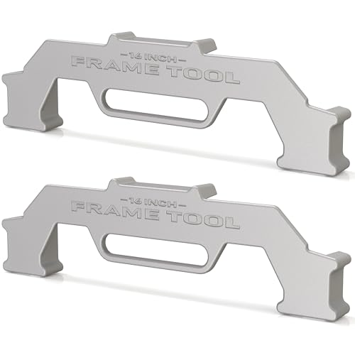 Framing Tools,16 Inch On-Center Stud Layout Tool,100% Cast Aluminum Framing Spacing Tool,Premium Wall Stud Framing Tool,Precision Measurement Jig Tool For Framing Wall (2 Pack) - size: 2 Pack