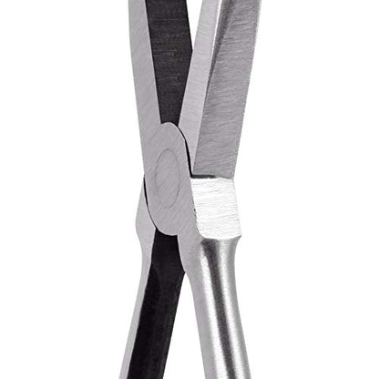 SPEEDWOX Long Reach 45 Degree Needle Nose Pliers 11 Inches Bent Long Nose Pliers Serrated Jaws - style: 45°