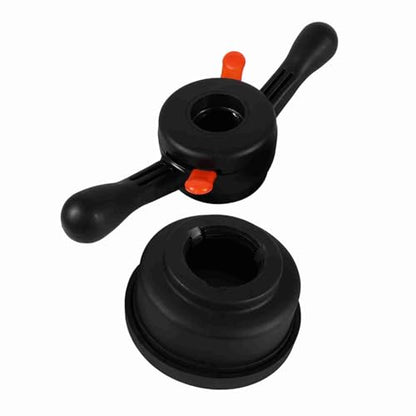 Wheel Balancer Tool with Quick Release Hub Wing Nut Compatible with and Standard Tire Changers (40mm Thread 4mm Pitch)