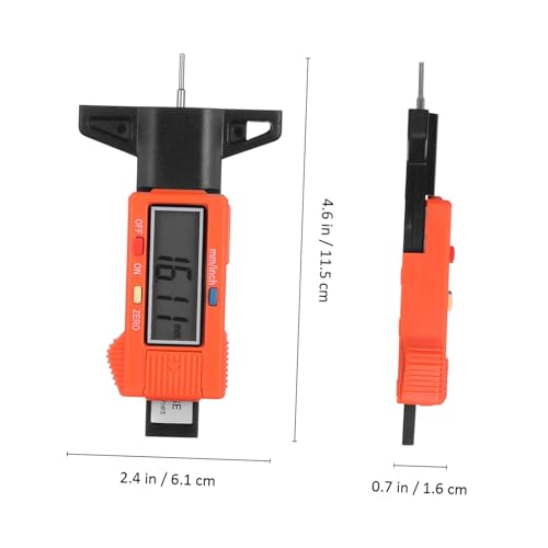 Digital Tire Tread Depth Gauge Tire Tread Depth Ruler High Accuracy Measurement Tool for Vehicles