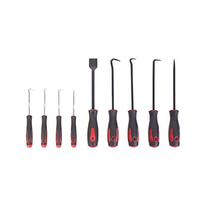 WINTOOLS 9-Piece Scraper Hook and Pick Tool Set Car Removal Tool O Rings Seals Rubber