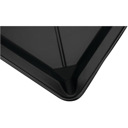 Performance Tool W4062 22 Inch by 22 Inch Plastic Drip Pan - Chemical-Resistant Polypropylene for Garage, Bath, Plumbing, Emergencies, Vehicle Repairs, Oil Change, Pour Spout, Catch Leaks - Black