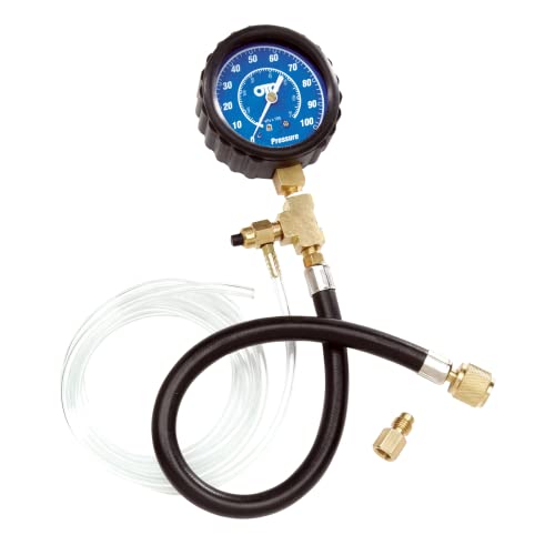 OTC 5630 Fuel Pressure Test Kit - Quickly and Easily Locate Malfunctioning Fuel System Components, including Filters, Pressure Regulators, Lines, and Pumps without Removal from the Vehicle