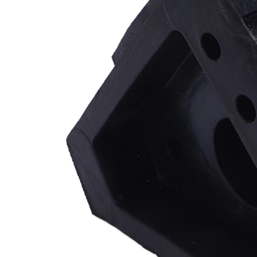 Alomejor Heavy Duty Rubber Wheel Chock Rubber Wheel Stopper 6.9 X 3.9 X 5.9in Anti Slip Weather Proof 3 to 5 Ton Tire Block for Car Trailer RV Truck ATV Parking
