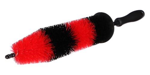 Car Detailing TIRE Brush S, Wheel Brush Car, Cleaning Brush for Tyres, 7 cm Diameter, Wheel Cleaner, Brake Dust Remover, Ergonomic Handle, Scratch-Free, Precise Cleaning
