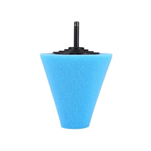 Keenso Foam Polishing Cone, Shaped Buffing Pads for Wheels with Power Drill, Taper Design for Automotive Wheel Polishing, Use on Cars Boats Motorcycles