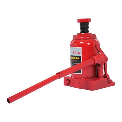 30T/66138lbs Heavy Duty Hydraulic Cylinder Jack, Stubby Low Profile Welded Jack, Air Hydraulic Bottle Jack, Manual Jack, Tire Repair Lift Tool for Lifting Cars,Trucks,Heavy Duty Machinery