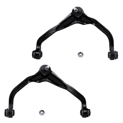 Detroit Axle - Front Struts Kit for Jeep 2008-2012 Liberty 2007-2011 Dodge Nitro 2 Struts with Coil Spring Assembly 2 Upper Control Arms with Ball Joints 2009 2010 Replacement Suspension Kit - size: 4CQ42853/ Big strut kit