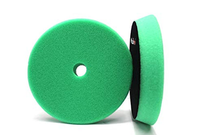 Maxshine 5” Universal High Pro Heavy Cutting Foam Pad – Compatible with DA & Rotary Polishers – Professional Detailing Pad for Aggressive Paint Correction – Washable & Reusable – Hook & Loop Backing - size: 5", style: Heavy Cutting