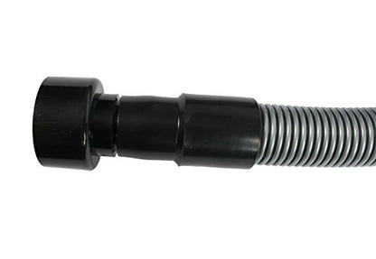 16 Ft. Premium Shop Vacuum Extension Hose with 2 tank adapters and 1.25" curved end - size: 16 Ft. Hose