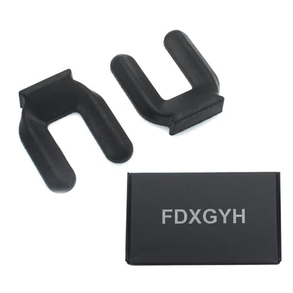 FDXGYH 4 PCS Furniture Wheel Stop Rubber Chair Caster Anti Slip Pads Black Bed Frame Wheel Stoppers Suitable for Rolling Furniture - size: 86 mm x 75 mm x 30 mm