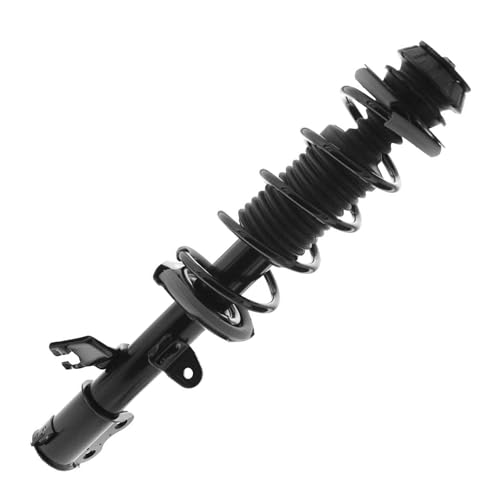 Detroit Axle - 2 Front Struts for 2012-2019 Nissan Versa Note, 2013 2014 2015 2016 2017 2018 Struts with Coil Spring Assembly Replacement Suspension - size: SR4572_SR4573/Pair