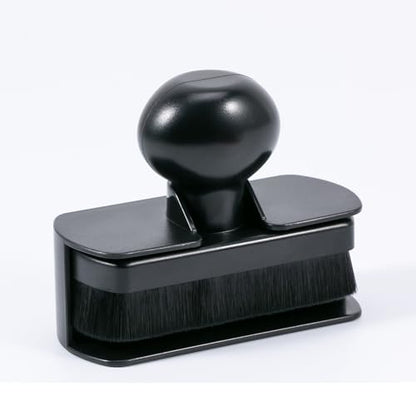 UNIMEIX Tire Shine Applicator Brush Large Vegan Tire Shine Brush with Storage Stand for Vehicles Tire Shine Polish Wax and Car Wash - color: Black