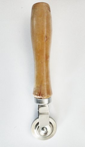 Wooden Handle Repair Patch YJ84025 1/4" Handle Stitcher 38×6mm Dia Roller Tool - size: YJ84025 1/4" Handle Stitcher 38×6mm