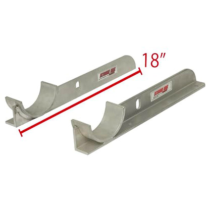 Extreme Max 5001.6271 Aluminum Floor Jack Mount for Enclosed Race Trailer, Shop, Garage, Storage - Silver