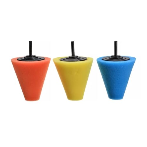 Tire Polishing Sponge Auto Wheel Used for Electric Drill Burnishing Ball Polishing Cone Set Car Hub Buffing Sponge Polishing Kit