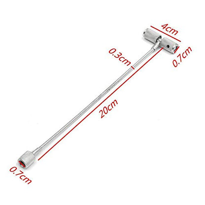 Tiziri 4PCS 8'' Valve Stem Installation Fishing Tire Repair Tools Puller Car Plug Core Remover