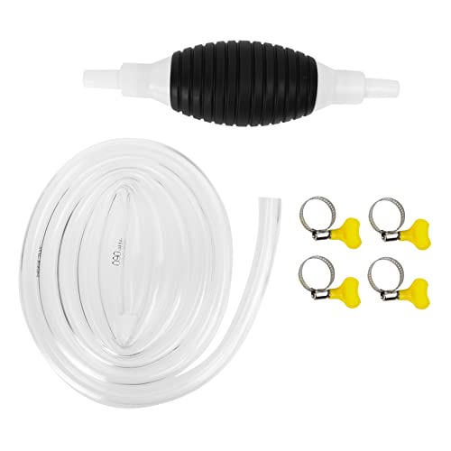 1Set Manual Transfer Pump Car Fish Siphon Hose Kit for Diesel and Water Durable Easy to Use No Backflow Design