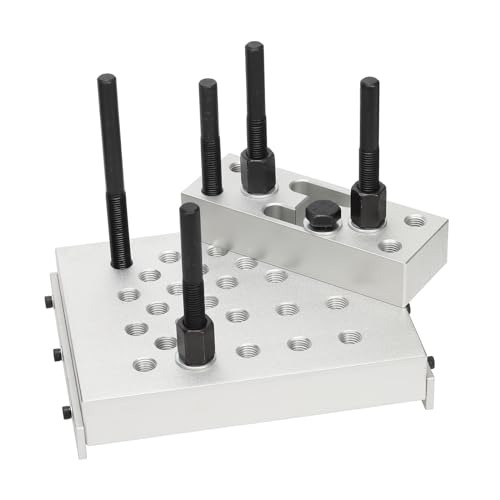 ReluxGo Universal Drill Press Support Block Plate Tool Set Kit, 30 Ton – Bearing and Bushing Repair Removal Installation