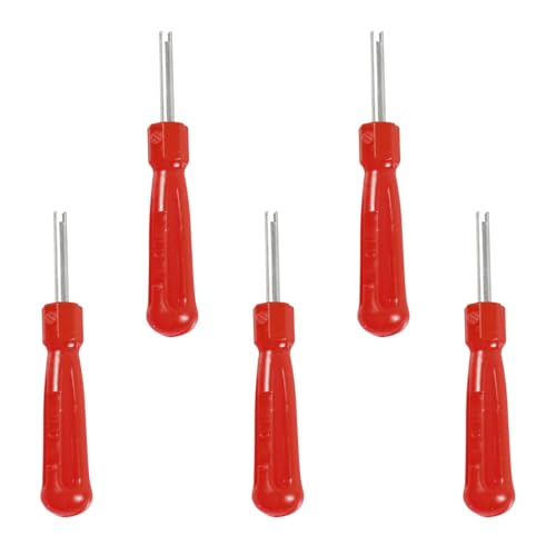 5PCS Valve Core Removal Tool, Single Head Schrader Valve Stem Core Remover, Motorcycle & Truck Tire Repair Install Tool (Single Head) - size: Single Head