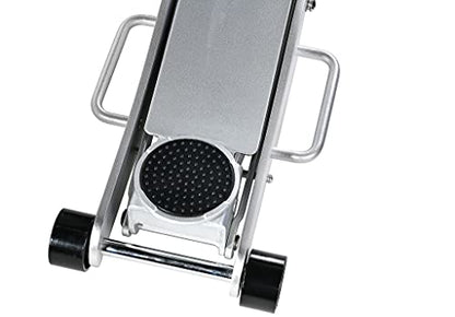 Power Zone 3 Ton Dual Pump Quick Lift Aluminum and Steel Hydraulic Racing Jack, Lift Range: 3-7/8” to 18-3/8”, 680044