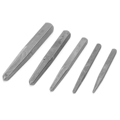 10 Pieces Straight Fluted Screw Extractor Drill Square Type Easy Out Extraction Tool Set for Broken Damaged Bolt Thread Repair 0.09in-0.25in Wide