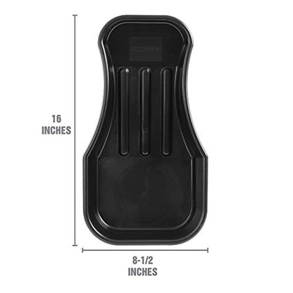 OEMTOOLS 87017 Low Profile Oil Drain Pan, 2.8 Quart, Black