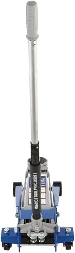 OTC LDJ35 3.5 Ton Capacity Service Jack - Features a Dual-Stage Hydraulic Unit that Reaches Maximum Height in Only 7 Pumps, Extra Wide 5.2" to 21.9" Lifting Range, 78.5" Reach, and 6" Diameter Saddle