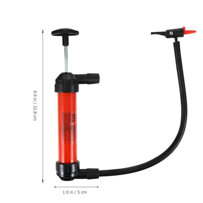 Manual Oil Transfer Pump Siphon Hose Kit for Cars, Multipurpose Hand Fuel Pump with High Flow, Gasoline Diesel Fluid Extractor for Automotive Use